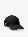 Prada Re-nylon Baseball Cap In Black