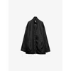 Prada Womens Black Loose-fit Re-nylon Blouson Jacket