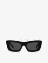Prada Cat Eye Sunglasses In Black