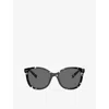 Prada Eyewear Square Frame Sunglasses In Black