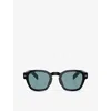 Prada Womens  Pr A16s Phantos-frame Acetate Sunglasses In Black