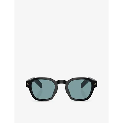 Prada Womens  Pr A16s Phantos-frame Acetate Sunglasses In Black