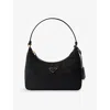 Prada Womens  Mini Re-edition 2005 Re-nylon Shoulder Bag In Black