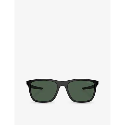 Prada Linea Rossa Womens Black Ps 10ws Pillow-frame Nylon Sunglasses