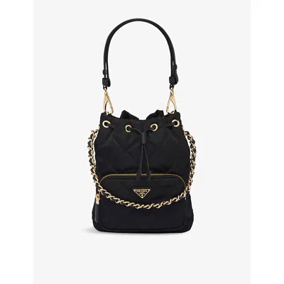 Prada Womens Black Re-edition 1995 Chaîne Re-nylon Shoulder Bag
