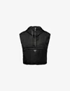 Prada Re-nylon Vest In Black