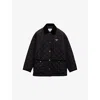 Prada Womens Black Re-nylon Quilted Recycled-nylon Jacket In Black