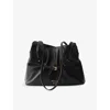 Prada Womens Black Small Dada Leather Shoulder Bag