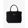 Prada Womens Black Small Padded Re-nylon Tote Bag In Black