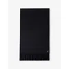 Prada Womens  Triangle-logo Silk-cashmere Scarf