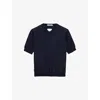 Prada Oversized Wool Sweater In Blue
