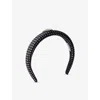 Prada Womens Blue Printed Re-nylon Headband