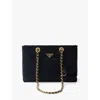 Prada Re-edition 1995 Quilted Chain Shoulder Bag In Blue