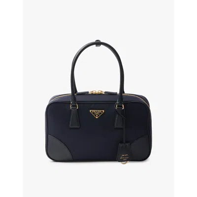 Prada Womens Blue Re-edition 1978 Re-nylon Medium Recycled-polyamide Top-handle Bag