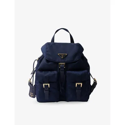 Prada Womens Blue Re-edition 1978 Small Re-nylon Backpack