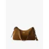 Prada Mini Re-edition Shoulder Bag With Caramel Leather In Brown