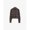 Prada Checked Wool And Twill Shirt