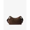 Prada Womens Brown Explore Large Re-nylon And Leather Shoulder Bag