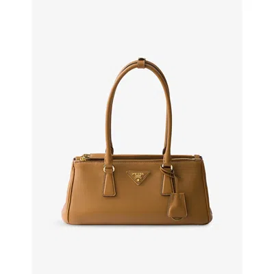PRADA WOMENS BROWN GALLERIA MEDIUM LEATHER TOP-HANDLE BAG