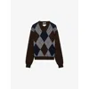 Prada Cashmere V-neck Sweater - Women's - Cashmere In Brown