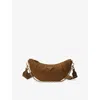 Prada Womens Brown Re-nylon Brand-plaque Shoulder Bag In Brown
