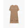 Prada Mini Abito In Cashmere Biscotto  Donna In Brown