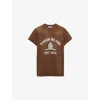 Prada Item O-neck Short-sleeved T-shirt In Brown