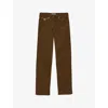 Prada Caramel-coloured Corduroy Trousers Women In Brown