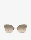 Prada Woman Sunglasses Pr 50zs In Gold