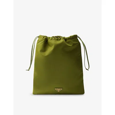 Prada Womens  Triangle-logo Re-nylon Pouch