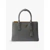 Prada Small Galleria Saffiano Leather Bag In Grey
