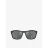 Prada Womens Grey Ps 01zs Pillow-frame Nylon Sunglasses
