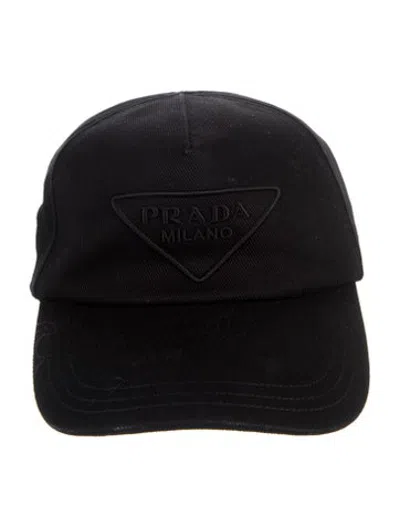 Pre-owned Prada Womens Hat In Black