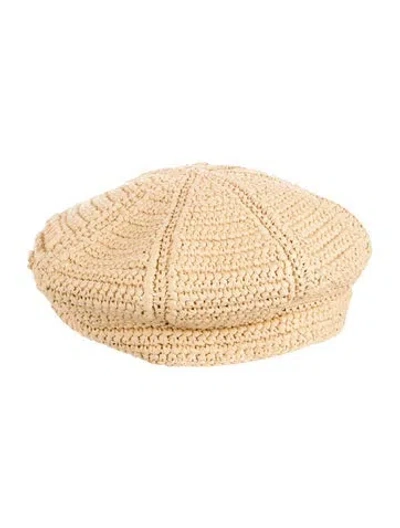 Pre-owned Prada Womens Hat In Neutrals