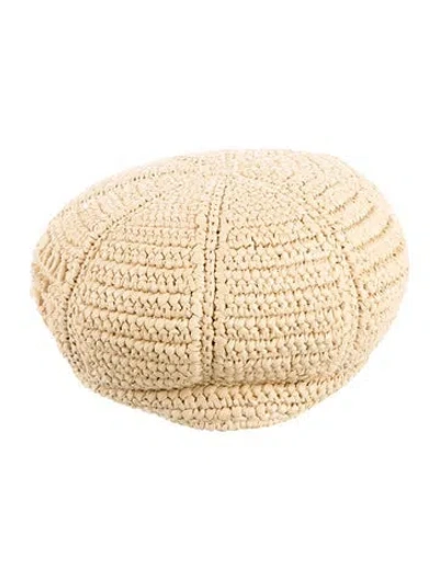 Pre-owned Prada Womens Hat In Neutrals