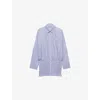 Prada Embroidered Poplin Shirt
