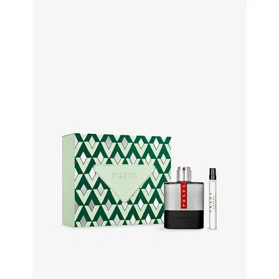 Prada Womens Luna Rossa Carbon Eau De Parfum Gift Set