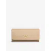 Prada Womens  Brand-plaque Large Saffiano Leather Wallet