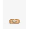 Prada Womens Neutral Brand-plaque Wicker-textured Woven Hair Clip In Neutral