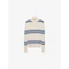 Prada Striped Wool Turtleneck Sweater