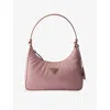 Prada Re-edition 2005 Mini Bag In Re-nylon And Saffiano In Pink