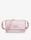 Prada Womens Pink Re-nylon Small Polyamide Cross Body Bag