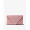 Prada Womens  Saffiano Mini Leather Bag In Pink