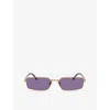 Prada Pr A60s 7oe01o In Brown