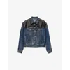 Prada Denim And Leather Jacket