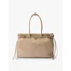 Prada Large Leather Handbag In Powder