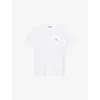 Prada Triangle Logo Cotton T-shirt In White