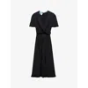 Prada Kleid Aus Marocain In Black