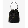 Prada Black Duet Re-nylon Brand-plaque Recycled-polyamide Bucket Bag