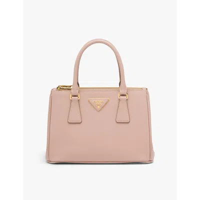 Prada Womens Powder Galleria Small Saffiano-leather Tote Bag In Powder